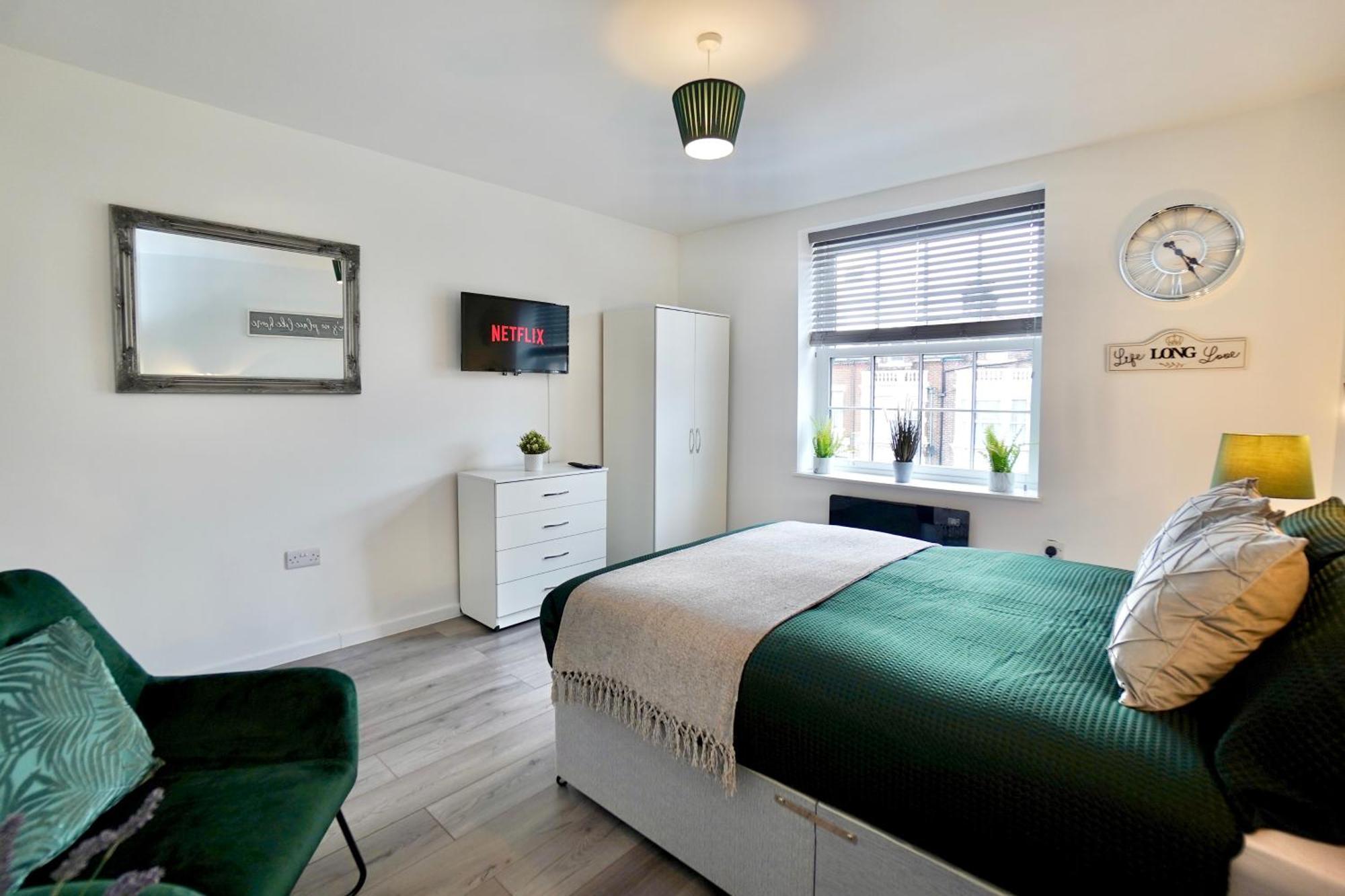 Apartment Luxury Flats In Southsea - Free Parking Portsmouth